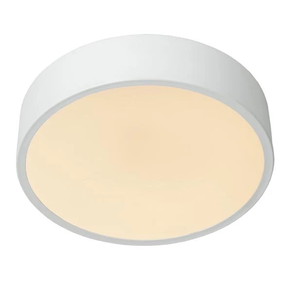Lucide UNAR - Flush ceiling light - Ø 20 cm - LED Dim. - 1x12W 2700K - 3 StepDim - White - detail 1